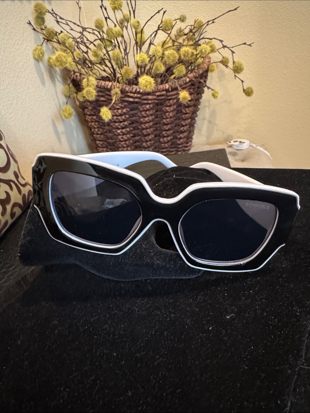 CC Black & White Sunglasses